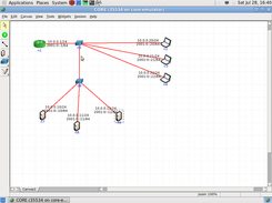 Network Simulator (fork CORE - Live USB) Screenshot 2